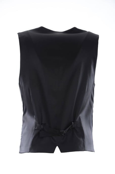 Dolce & Gabbana Top métallique sans manches en brocart argenté pour femme - Image 2