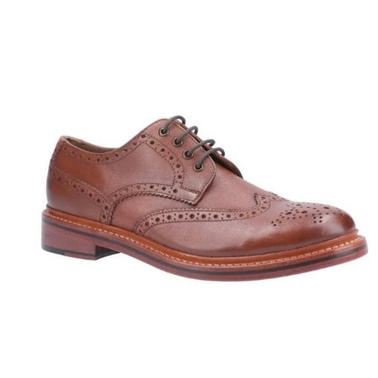 Cotswold Herren Quenington Goodyear Welt Lace Up Lederschuh (Braun) - Image 1