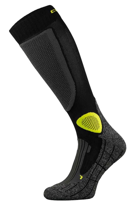 COMODO - Chaussettes Moto Trail | Homme et Femme Chaussettes pour Bottes de Moto - Vert Noir - Image 1