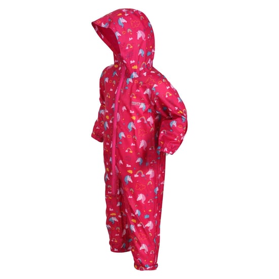 Regatta Infants Waterproof Puddle Suit in Pink