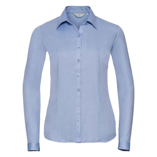 Russell Collection - Formelles Hemd für Damen Langärmlig (Hellblau) - Image 1