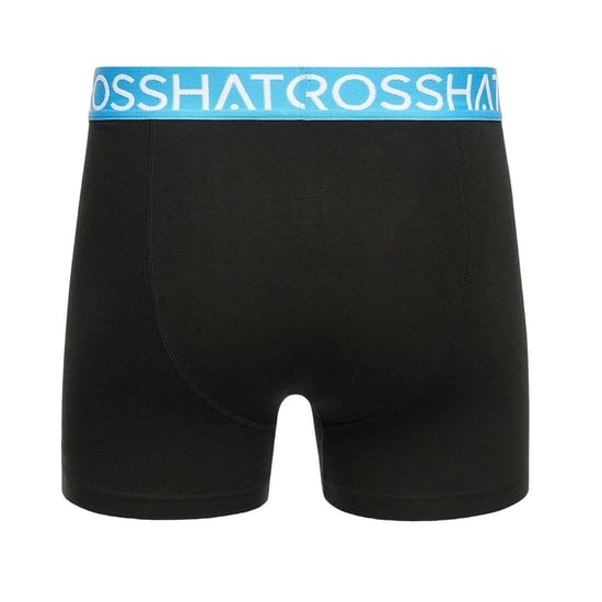 Crosshatch - "Crystaline" Boxershorts für Herren (3er-Pack) (Malibu-Blau/Schwarz/Grau) - Image 2