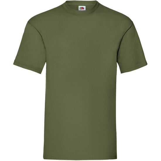 Fruit Of The Loom | Mens Crew Neck Kurzarm T-Shirt-Olive (5er Pack) - Image 3