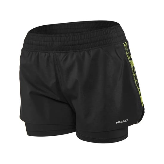 Head Advantage Womens Black Tennis Shorts