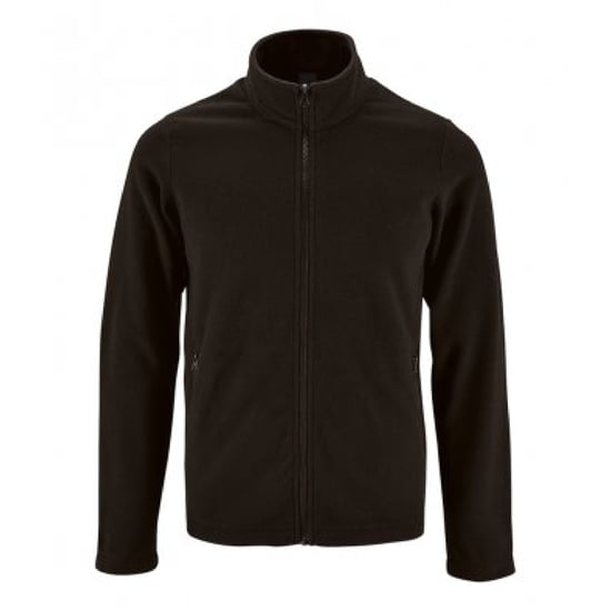 SOLS Herren Norman Fleece Jacke (Schwarz) - Image 1