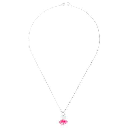 Orphelia 'Bear Bow' Child's 925 Sterling Silver Chain with Pendant - Silver ZH-7132
