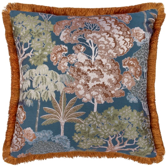 Wylder Nature Woodland Blumen Jacquard Kissenbezug - Image 1