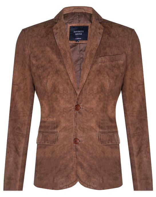 Blazer, Wildlederjacke, weicher italienischer Ledermantel - Image 1