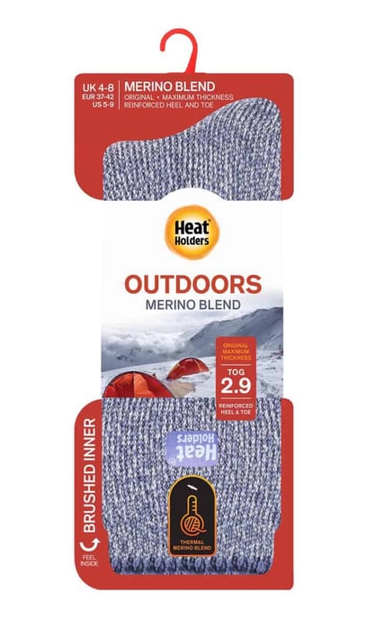 Damen Dicke Verstärkte 2.9 TOG Winter Warme Merinowolle Thermo Socken - Image 2