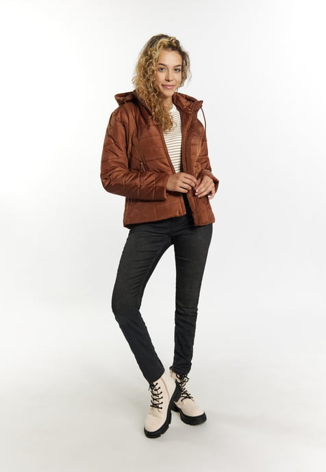Mymo Leicht wattierte Jacke Damen hellbraun - Image 2