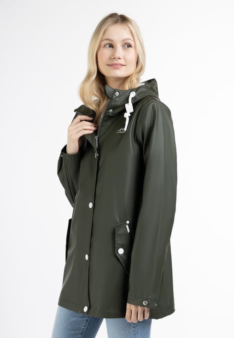 ICEBOUND Regenjacke Damen Dunkeloliv - Image 1