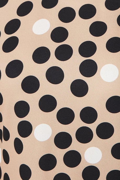 Spot Printed Midi Dress - Image 5