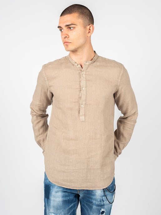 Xagon Man Hemd Lino Herren beige - Image 1