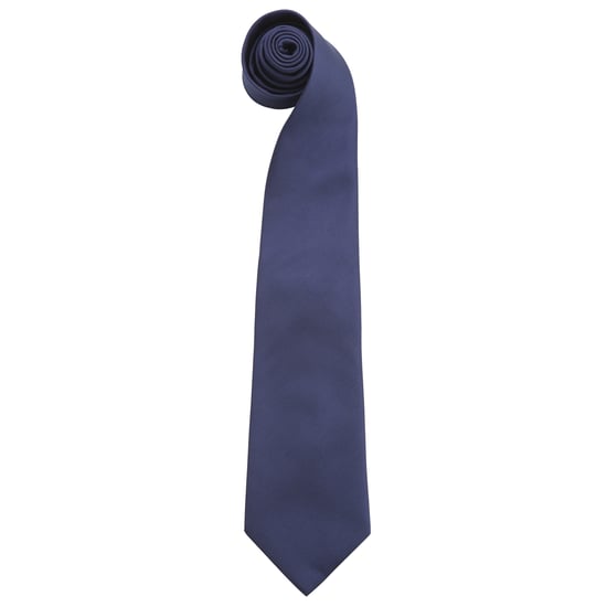 Premier Herren Krawatte Colours, unifarben (Marineblau) - Image 1