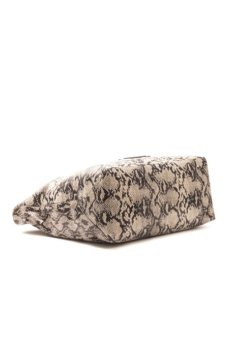 Pompei Donatella Grey Leather épaule pour femmes - Image 4