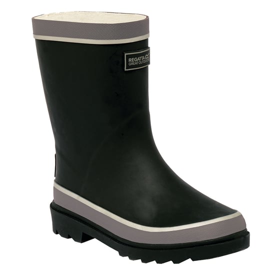 Regatta Great Outdoors Childrens/Kids Foxfire Wellington Boots (Black)