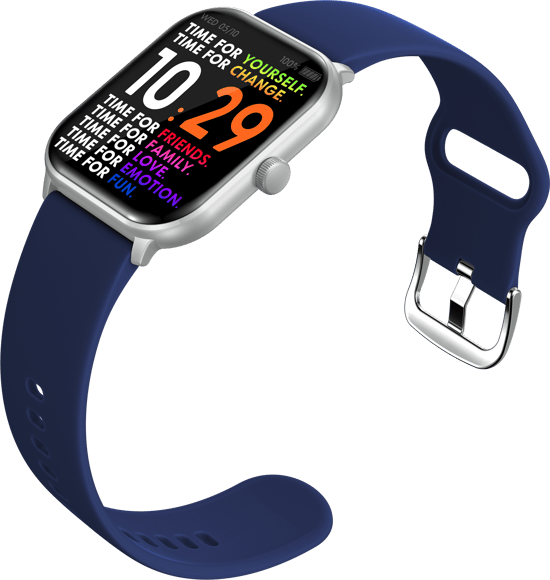 Ice Watch Ice Smart - Ice 1.0 - Silver - 2 Bands - Black - Navy Unisex's Black Watch 022252