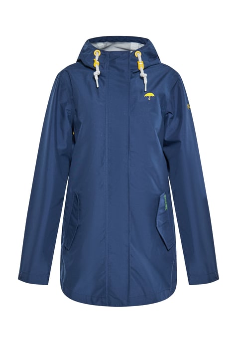 Schmuddelwedda Regenjacke Damen Marine - Image 1