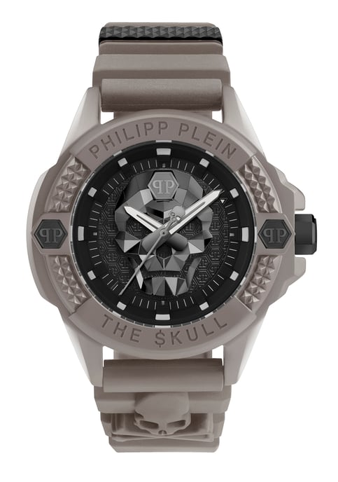 Philipp Plein The $kull Ecoceramic Herren Taupe Uhr PWUBA0323 - Image 1