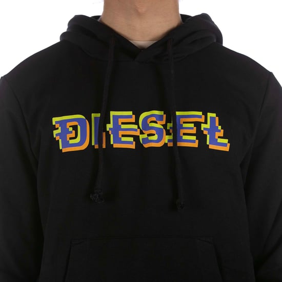 Diesel Sweatshirt S-Ginn Hood K27 Schwarz - Image 4