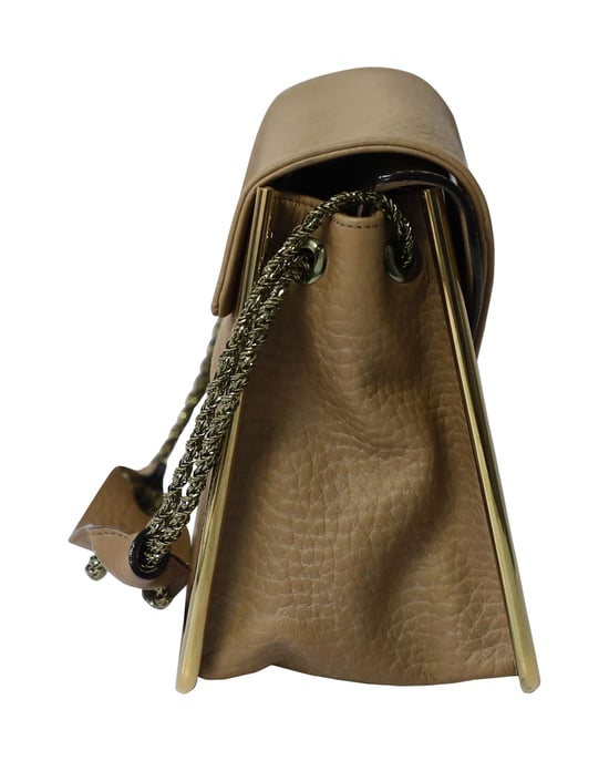 Chloe Sally Schultertasche aus karamellbraunem Leder - Image 3