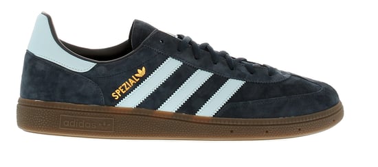 Mens Adidas Handball Spezial  Leather Upper Trainers Seven Eyelet Lace Fastening Classic 3 Stripe De - Image 2