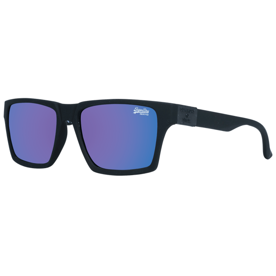 Lunettes de soleil polarisÃ©es Superdry Disruptive SDS 127P noir caoutchoutÃ© bleu dÃ©gradÃ© - Image 1