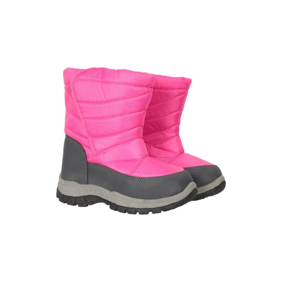 Mountain Warehouse Childrens/Kids Caribou Adaptive Snow Boots (Bright Pink)