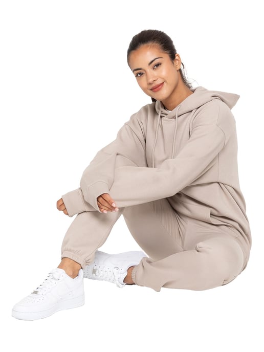 Enzo | Womens Oversized Pullover Hoodie Trainingsanzug Set - Image 6