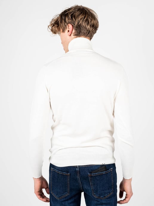 Xagon Man Pullover Turtleneck Herren cremig - Image 4