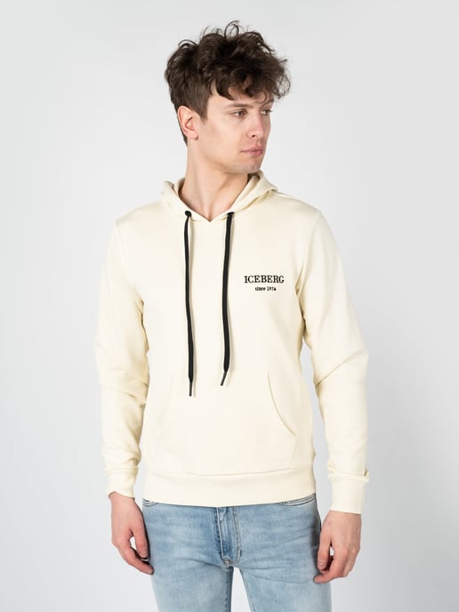 Iceberg Sweatshirt Hoodie Herren beige - Image 3