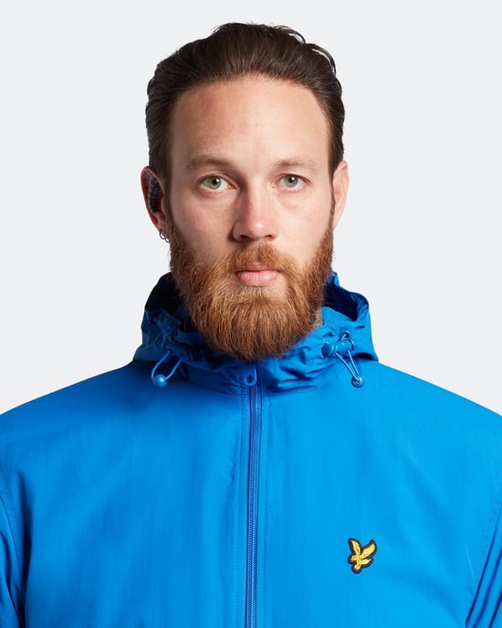 Lyle & Scott Kapuzenjacke mit Reißverschluss in Blau - Image 5
