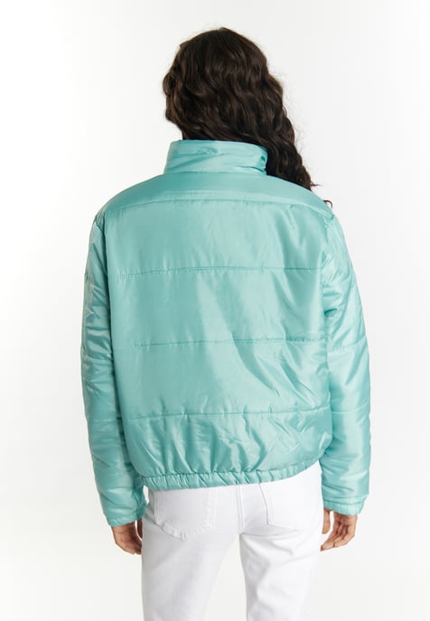 Mymo Leicht wattierte Blousonjacke Damen Lagune Minze - Image 4