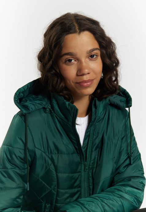 Mymo Leicht wattierte Jacke Damen dunkelgrün - Image 5