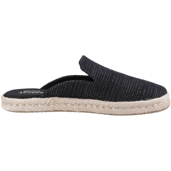 TOMS Santiago Mule Damen schwarze Metall-Pantoffeln - Image 4