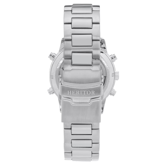 Heritor Automatic Wilhelm Semi-Skeleton Bracelet Watch w/Day/Date