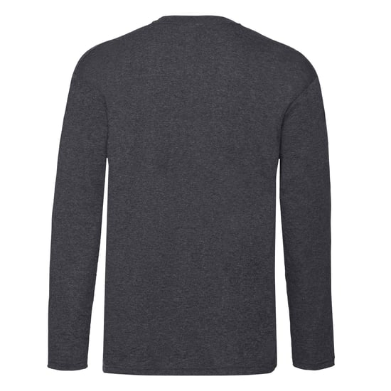 Fruit of the Loom - "Valueweight" T-Shirt für Herren Langärmlig (Dunkles Grau) - Image 2