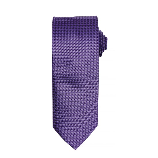 Premier Mens Puppy Tooth Formal Work Krawatte (2er-Pack) (lila) - Image 1