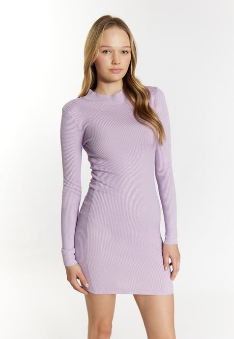 Mymo Strickkleid mini Damen violett - Image 3