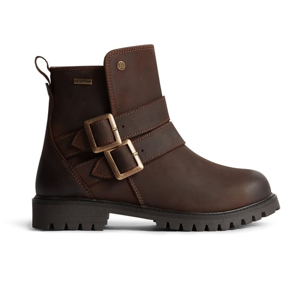 Hunter Ness Leder Damen Stiefel Braun - Image 4