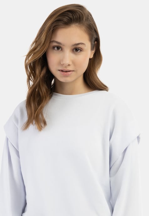 Mymo Sweatpullover Damen weiss - Image 5
