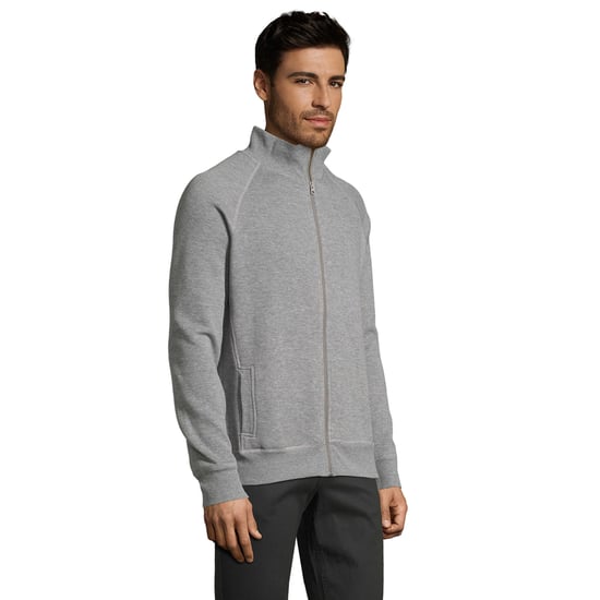 SOLS - "Sundae" Jacke Mit Reißverschluss für Herren (Tiefgrau meliert) - Image 3