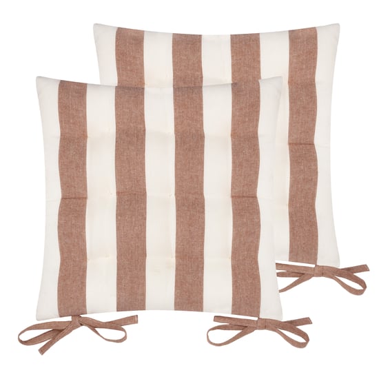 Yard Hayle Striped Cotton 2 Pack Seat Pads