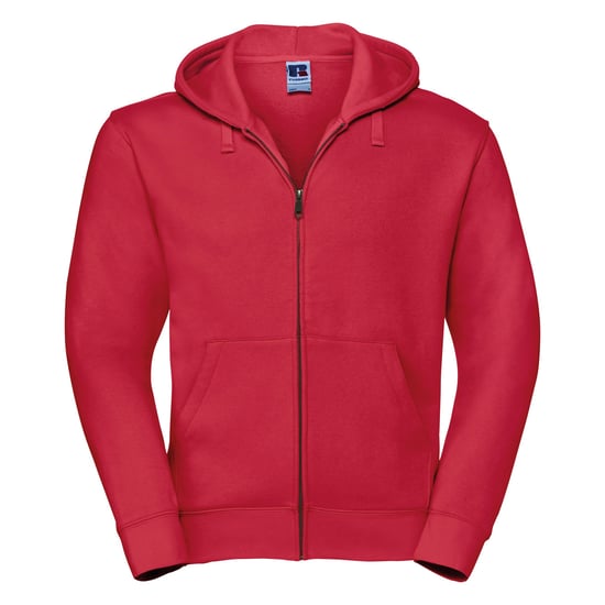 Russell Herren Authentic Full Zip Hooded Sweatshirt / Hoodie (Classic Red) - Image 1