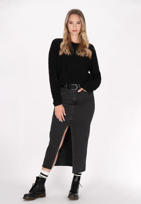 Mymo Pullover Damen schwarz - Image 2