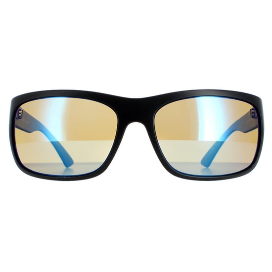 Serengeti Wrap Unisex Matte Black Mineral Polarized 555nm Blue  Pistoia