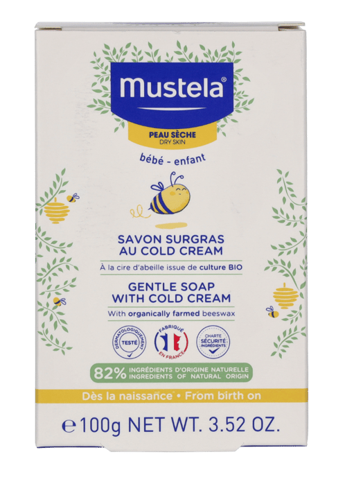 Mustela Bebe Gentle Soap With Cold Cream. - Image 2