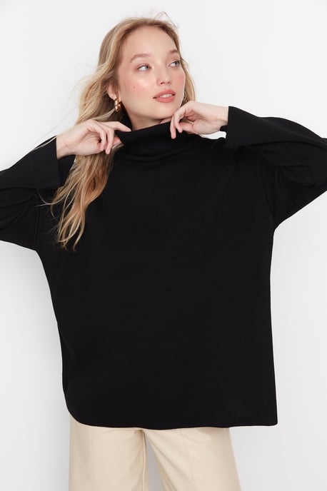 Trendyol Femmes Col roulé   Chandail - Image 1