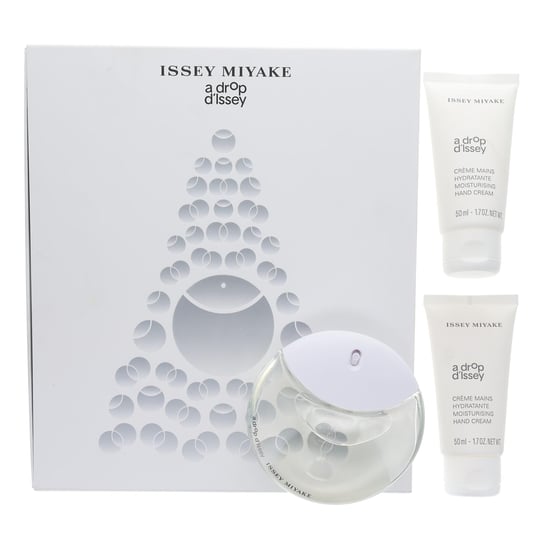 Issey Miyake A Drop D'issey 50ml EDP, 2 x 50ml Hand Cream Gift Set