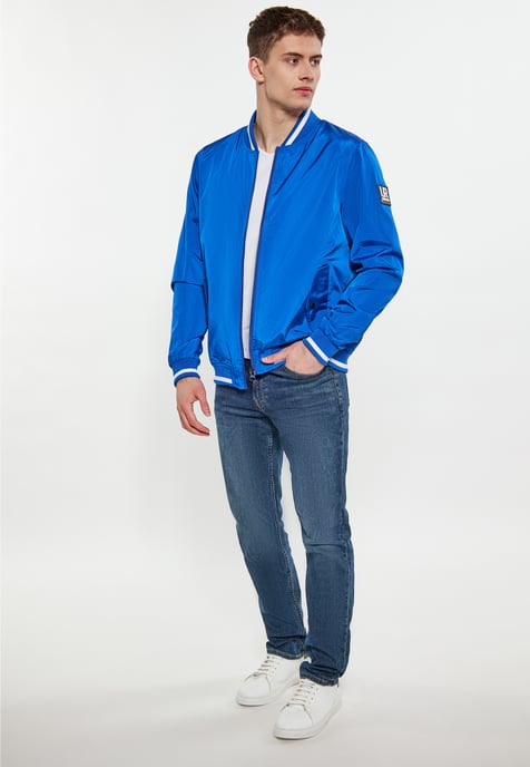 Schmuddelwedda Collegejacke Herren KÖNIGSBLAU - Image 2